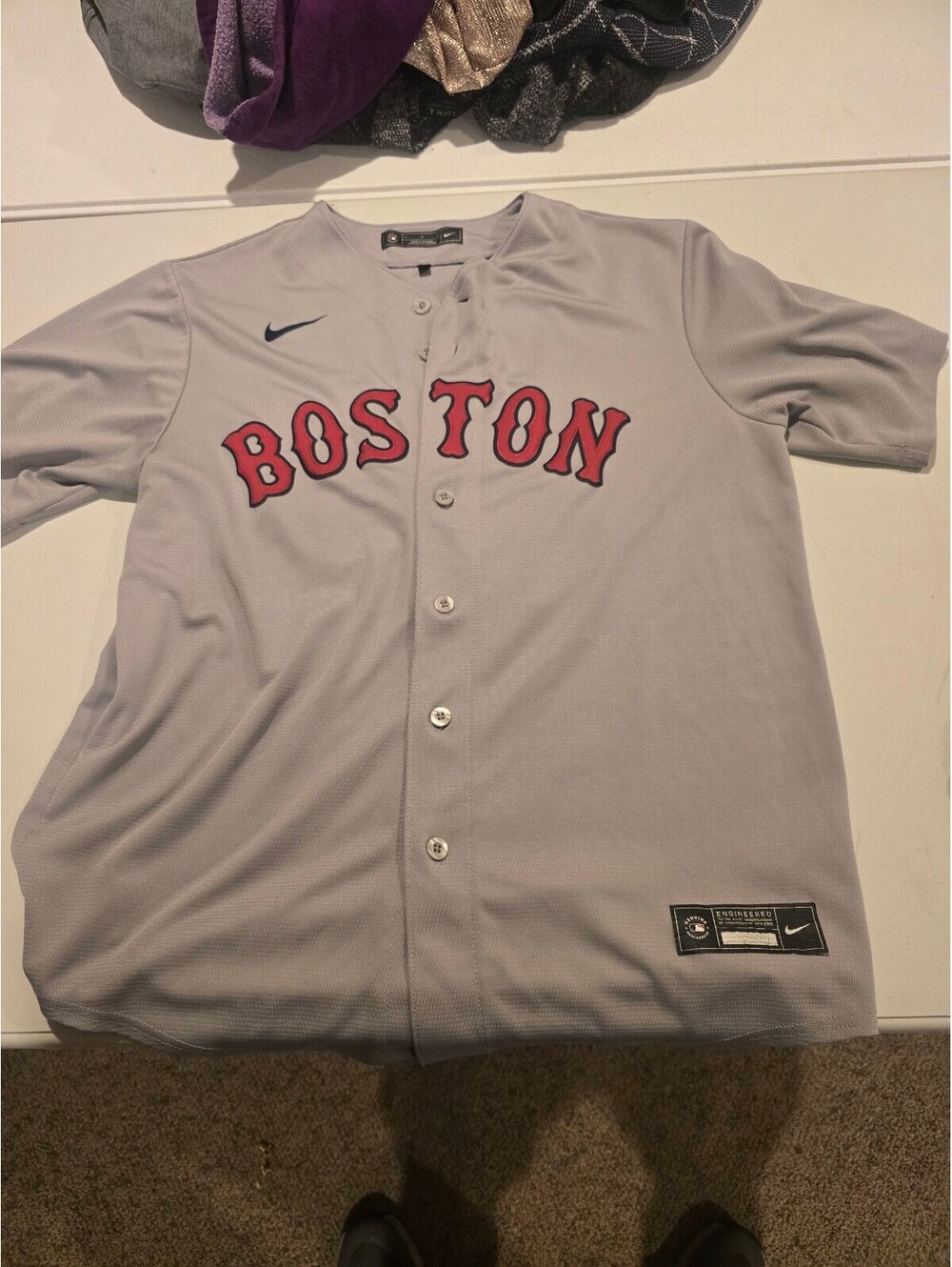 Nike Boston Red Sox Ortiz #34 Baseball Jersey Large